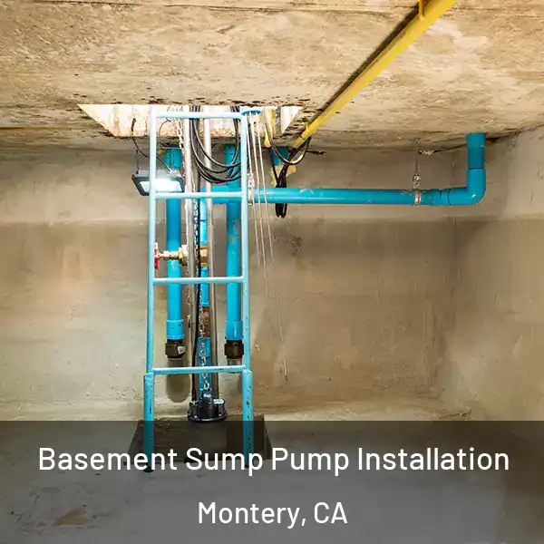  Basement Sump Pump Installation Montery, CA