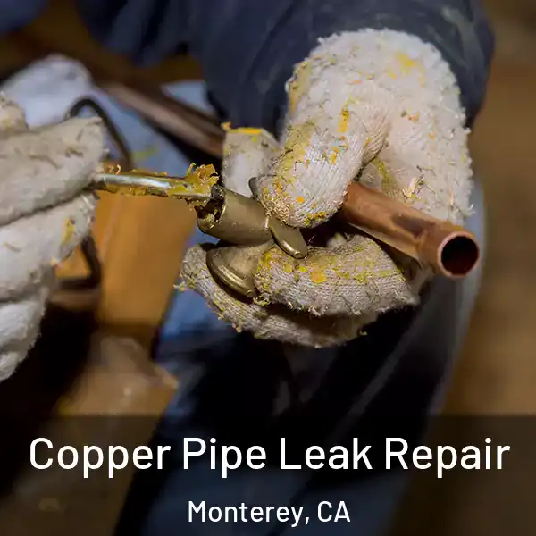  Copper Pipe Leak Repair Monterey, CA